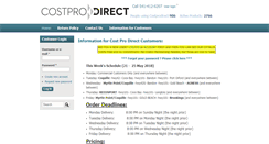 Desktop Screenshot of costprodirect.com